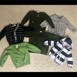 Boys sweaters lot of 6